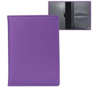ZhaoCo Vehicle Registration Certificate Case, Thin, Lightweight, Robust Protective Case for Driving Licence, Business Cards and Credit Card Holder Made of Faux Leather, purple, 12.3*9.3*0.5cm, plain
