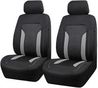 ZHAODG 2PCS Universal Fabric Car Seat Covers, for Citroen C1 C2 C3 C4 C5, Car Seat Protector, Front Seat and Headrest Covers, Car Seat Covers Front,A