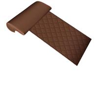 ZHAODG Car Seat Extender Pad, for Ford Kuga 3 ST-Line 2020 Car Seat Modification Leg Support, PU Leather Leg Pad Support Extension Cushion, Auto Accessories,C-Brown
