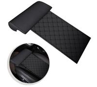 ZHAODG Car Seat Extender Pad, for Ford Transit Custom 2012+ Car Seat Modification Leg Support, PU Leather Leg Pad Support Extension Cushion, Auto Accessories,B-Black