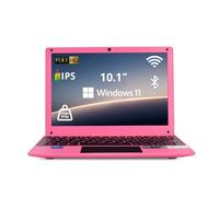 ZHAOHUIXIN Portable Mini Education Laptop Computer with in tel Celeron N4000 CPU 8GB RAM 256GB SSD HD IPS Screen, Laptop Computer for Learning, Office Work(Pink, 8GB+256GB)