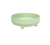 Zhaoj24-05 Storage Basket Rotatable Fruit Tray New Living Room Home Simple Modern Fruit Tray Coffee Table Creative Large Capacity Storage Tray for Kitchen Counter(Light Green,Large)