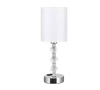 Zhaoj24-05 Table Lamps Crystal Desk lamp Straight Tube Fabric lampshade Hotel Engineering Bedroom