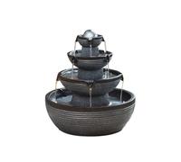 Zhaoj24-05 Tabletop Fountain Indoor Relaxation Desktop Circulating Water Fountain Waterfall Humidifier Decoration Decor Fountains