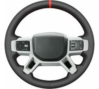 ZHAOKHXFC Steering Wheel Cover Breathable Hand Stitched for Land Rover Defender Discovery 2021-2023 microfiber Leather