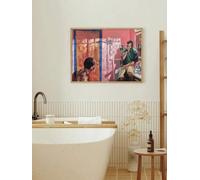 ZHAOLIN Large Size Vibrant Colored Friday Canvas Print Wall Art Poster, Decoration painting For Home Living Room Bedroom Office(60x80cm/Frameless)