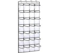 ZHAOMAN Over-the-Door Shoe with 28 kets Hanging Sto Solut 4 Metal Hoo Ideal for Home & Closet Space Saving
