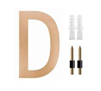 ZHAOQIN House Number Plaques House Number Outdoor 8 Inch 20cm Letters #0-9 Big Door Alphabet Home Outdoor Numbers Address Plaque Signs The Door(Golden-D)