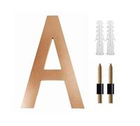 ZHAOQIN House Number Plaques House Number Outdoor 8 Inch 20cm Letters #0-9 Big Door Alphabet Home Outdoor Numbers Address Plaque Signs The Door(Golden-A)