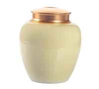 ZHAOQIN Pet Urn Ceramic Pet Urn Cat Dog Memorial Cremation Burial Funeral for Ashes Storage Caskets, Urns And Stones for Dogs(Brown)