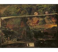 ZHAOSHAN Classic Landscape Artwork Artwork Print a Vision of the Holy Family Near Verona by Battista Moroni Wall Art Graffiti for Office Decor 60x90cm