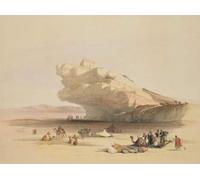 ZHAOSHAN Classic Landscape Artwork Artwork Print Approach to Petra an Ancient Watchtower Commanding the Valley of El Ghor by David Roberts Wall Art Graffiti for Office Decor 60x90cm