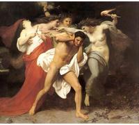 ZHAOSHAN Classic Landscape Artwork Artwork Print Before the Bath by William Adolphe Bouguereau Wall Art Graffiti for Office Decor 60x90cm