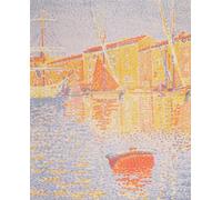 ZHAOSHAN Classic Landscape Artwork Artwork Print Buoy Port of St. Tropez by Paul Signac Wall Art Graffiti for Office Decor 60x90cm