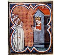 ZHAOSHAN Classic Landscape Artwork Artwork Print Charles Ii the Evil King of Navarre by Jean Fouquet Wall Art Graffiti for Office Decor 60x90cm
