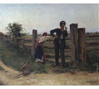 ZHAOSHAN Classic Landscape Artwork Artwork Print Fed Up by Alexander Vladimirovich Makovsky Wall Art Graffiti for Office Decor 60x90cm