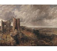 ZHAOSHAN Classic Landscape Artwork Artwork Print Hadleigh Castle the Mouth of the Thames Morning After a Stormy Night by John Constable Wall Art Graffiti for Office Decor 60x90cm