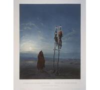 ZHAOSHAN Classic Landscape Artwork Artwork Print Idols of the Mandan Indians by Karl Bodmer Wall Art Graffiti for Office Decor 60x90cm