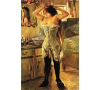 ZHAOSHAN Classic Landscape Artwork Artwork Print in a Corset by Lovis Corinth Wall Art Graffiti for Office Decor 60x90cm
