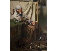 ZHAOSHAN Classic Landscape Artwork Artwork Print in Memoriam by Walter Langley Wall Art Graffiti for Office Decor 60x90cm