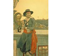 ZHAOSHAN Classic Landscape Artwork Artwork Print Kidd on the Deck of the Galley by Howard Pyle Wall Art Graffiti for Office Decor 60x90cm