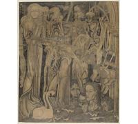 ZHAOSHAN Classic Landscape Artwork Artwork Print Loss of Faith by Jan Toorop Wall Art Graffiti for Office Decor 60x90cm