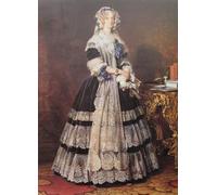 ZHAOSHAN Classic Landscape Artwork Artwork Print Marie Caroline De Bourbon Salerne by Xaver Winterhalter Wall Art Graffiti for Office Decor 60x90cm
