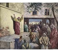 ZHAOSHAN Classic Landscape Artwork Artwork Print Micah the Moreshite Prophet Preaching to the Israelites by Gustave Dore Wall Art Graffiti for Office Decor 60x90cm