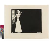 ZHAOSHAN Classic Landscape Artwork Artwork Print Money plate five from Intimacies by Felix Edouard Vallotton Wall Art Graffiti for Office Decor 60x90cm