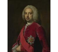 ZHAOSHAN Classic Landscape Artwork Artwork Print Portrait of Sir Edward Walpole by Hudson Wall Art Graffiti for Office Decor 60x90cm