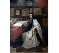 ZHAOSHAN Classic Landscape Artwork Artwork Print Portrait of Sister Juana Ines De La Cruz by Miguel Cabrera Wall Art Graffiti for Office Decor 60x90cm