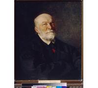 ZHAOSHAN Classic Landscape Artwork Artwork Print Portrait of the Scientist and Pedagogue Doctor Nikolai Ivanovich Pirogov by Ilya Efimovich Repin Wall Art Graffiti for Office Decor 60x90cm