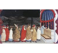 ZHAOSHAN Classic Landscape Artwork Artwork Print Predella of the Miracle of the Profaned Host by Paolo Uccello Wall Art Graffiti for Office Decor 60x90cm