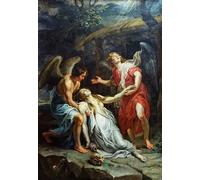 ZHAOSHAN Classic Landscape Artwork Artwork Print Saint Mary Magdalene by Peter Paul Rubens Wall Art Graffiti for Office Decor 60x90cm