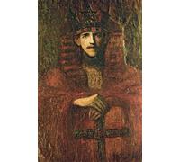 ZHAOSHAN Classic Landscape Artwork Artwork Print Samuel Liddell Mathers in Ceremonial Regalia Relating to Ritual by Moina Mathers Wall Art Graffiti for Office Decor 60x90cm