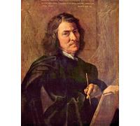 ZHAOSHAN Classic Landscape Artwork Artwork Print Self Portrait of the Artist by Nicolas Poussin Wall Art Graffiti for Office Decor 60x90cm