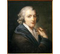 ZHAOSHAN Classic Landscape Artwork Artwork Print Self-portrait Painting by Jean Baptiste Greuze Wall Art Graffiti for Office Decor 60x90cm