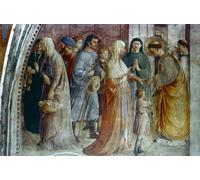 ZHAOSHAN Classic Landscape Artwork Artwork Print St Stephen Distributing Alms by Fra Angelico Wall Art Graffiti for Office Decor 60x90cm