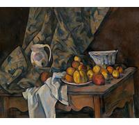 ZHAOSHAN Classic Landscape Artwork Artwork Print Still Life with Apples and Peaches by Paul Cézanne Wall Art Graffiti for Office Decor 60x90cm