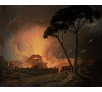 ZHAOSHAN Classic Landscape Artwork Artwork Print the Annual Girandola At the Castel Sant’angeloby Wright of Derby Wall Art Graffiti for Office Decor 60x90cm