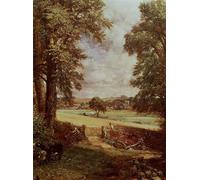 ZHAOSHAN Classic Landscape Artwork Artwork Print the Cornfield Detail of the Harvester by John Constable Wall Art Graffiti for Office Decor 60x90cm