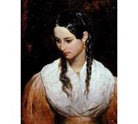 ZHAOSHAN Classic Landscape Artwork Artwork Print the Innkeepers Daughter by Charles West Cope Wall Art Graffiti for Office Decor 60x90cm