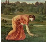 ZHAOSHAN Classic Landscape Artwork Artwork Print the March Marigold by Edward Burne Jones Wall Art Graffiti for Office Decor 60x90cm