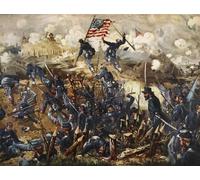 ZHAOSHAN Classic Landscape Artwork Artwork Print the Siege of Vicksburg May Th July Th by Henry Alexander Ogden Wall Art Graffiti for Office Decor 60x90cm