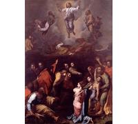 ZHAOSHAN Classic Landscape Artwork Artwork Print the Transfiguration by Raffaello Sanzio Raphael Wall Art Graffiti for Office Decor 60x90cm