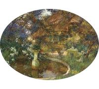 ZHAOSHAN Classic Landscape Artwork Artwork Print Un Jardin En Été by Henri-gaston Darien Wall Art Graffiti for Office Decor 60x90cm
