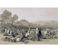 ZHAOSHAN Classic Landscape Artwork Artwork Print Views in Romess and Its Environs Fair Santanatolia by Edward Leaars Wall Art Graffiti for Office Decor 60x90cm