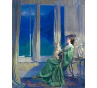 ZHAOSHAN Classic Landscape Artwork Artwork Print When theEvening Slowly Falls Frank Bramley Wall Art Graffiti for Office Decor 60x90cm