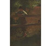 ZHAOSHAN Classic Wall Art Decor Modern Canvas Picture a Country Lad by Winslow Homer Art Canvas Murals for Home Decor 60x90cm
