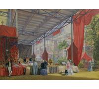 ZHAOSHAN Classic Wall Art Decor Modern Canvas Picture a Portion of the Transept of the Great Exhibition of by Nash Art Canvas Murals for Home Decor 60x90cm